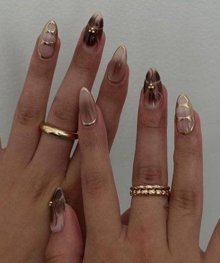 Gold and Brown