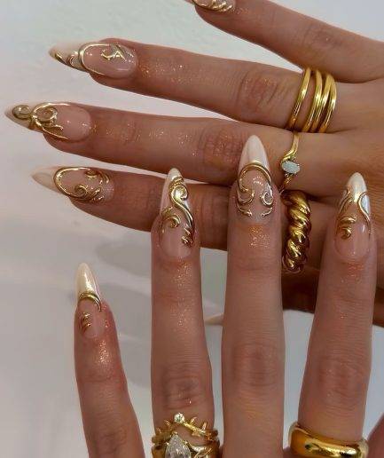 Glazed French w/ Gold